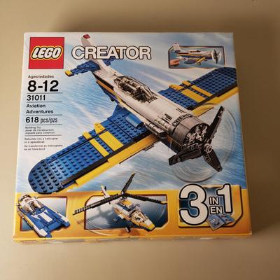 LOT 128B: Lego Creator Thunder Wings, Aviation Adventures & Lego Movie Sets Bad Cop's Pursuit & MetalBeard's Duel
