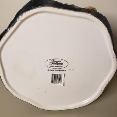 LOT 137B: Ceramic Cookie Jars-Snowman & Christmas Tree