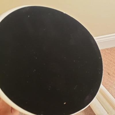 LOT 138B: Pair of Glitter Nutcrackers & Artificial Winter Topiary