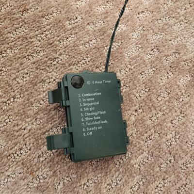 LOT 138B: Pair of Glitter Nutcrackers & Artificial Winter Topiary