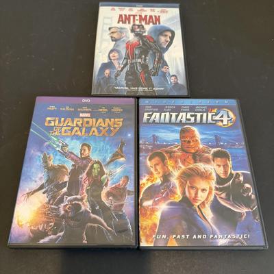 LOT 144F: DVD Collection: Star Wars, LOTR, Fantastic 4 & More
