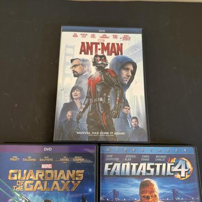 LOT 144F: DVD Collection: Star Wars, LOTR, Fantastic 4 & More