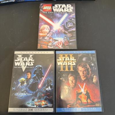 LOT 144F: DVD Collection: Star Wars, LOTR, Fantastic 4 & More