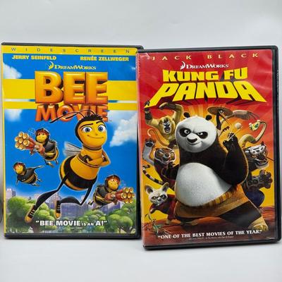 LOT 153F: Kids DVDs: SpongeBob, Shrek & More