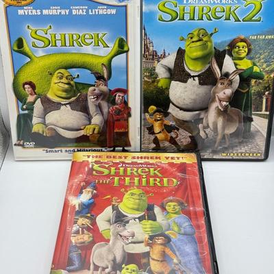 LOT 153F: Kids DVDs: SpongeBob, Shrek & More