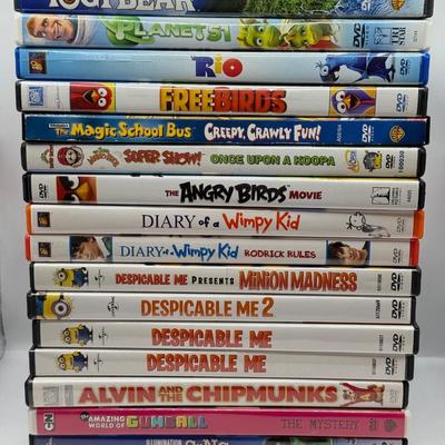 LOT 154F: Kids DVDs: Diary of a Wimpy Kid, Magic School Bus & More