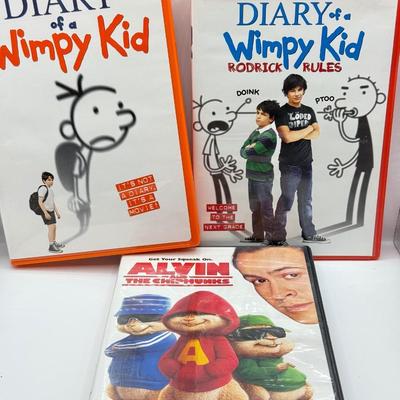 LOT 154F: Kids DVDs: Diary of a Wimpy Kid, Magic School Bus & More