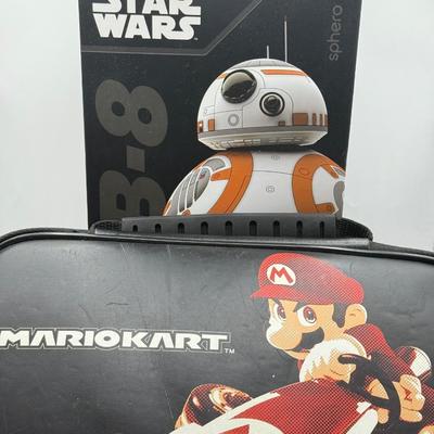 LOT 156: Star Wars Sphero BB-8 in Box w/ Mario Kart Switch Case