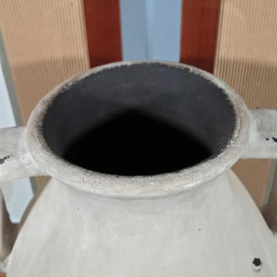 LOT 162Y: Two Flower Pot Prints and Ceramic Bordeaux Jug