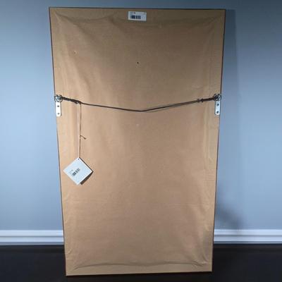 LOT 164Y: Large Framed Floral Print and Lidded Glass Apothecary Jar