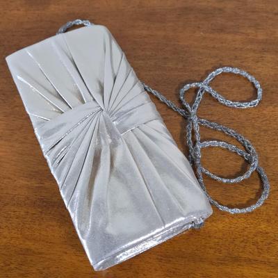 LOT 166W: Two Pairs of Ladies Slide on Sandals with Matching Formal Handbags