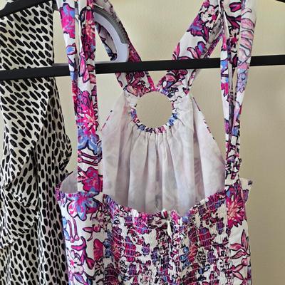 LOT 168W: Two Sundresses with Matching Sandals