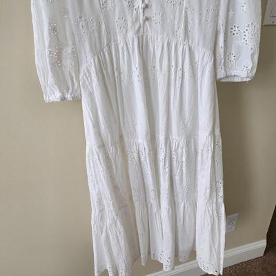 LOT 169W: Two Summer Dresses with Matching Pair of Clog Mule