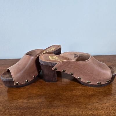 LOT 169W: Two Summer Dresses with Matching Pair of Clog Mule