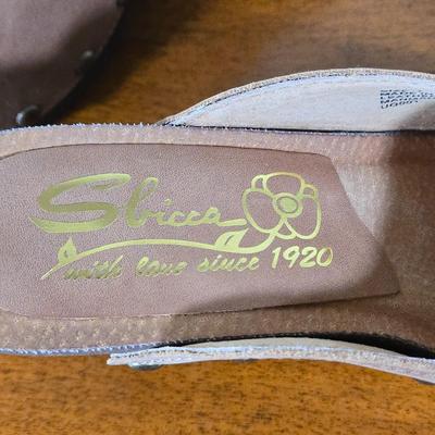 LOT 169W: Two Summer Dresses with Matching Pair of Clog Mule