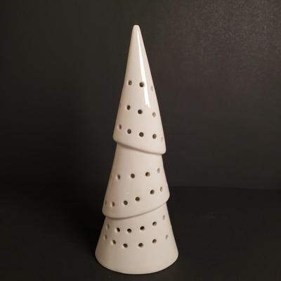 LOT 181B: White & Silver Holiday/Winter Decor; Tea Light Holders & More