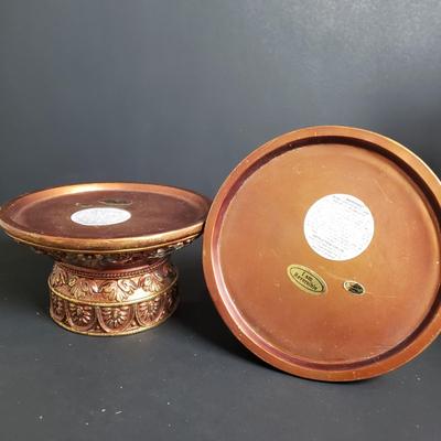 LOT 183B: Gilded Holiday Decor; Bottle Brush Trees, Lighted & Mercury Glass Style Trees, Decorative Candles & More