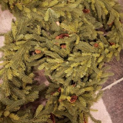 LOT 188B: Huge Box Full of Pine Garland with Mini Pinecones