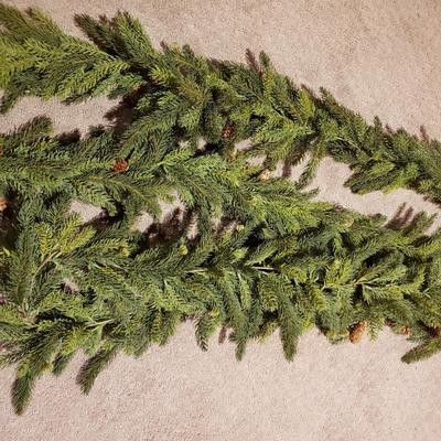 LOT 188B: Huge Box Full of Pine Garland with Mini Pinecones