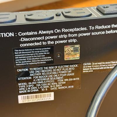 LOT 241: Wattbox WB-200-9HTR