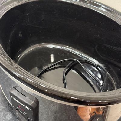 LOT 248K: Crockpot, Waffle Iron & West Bend 30 cup Coffee Maker