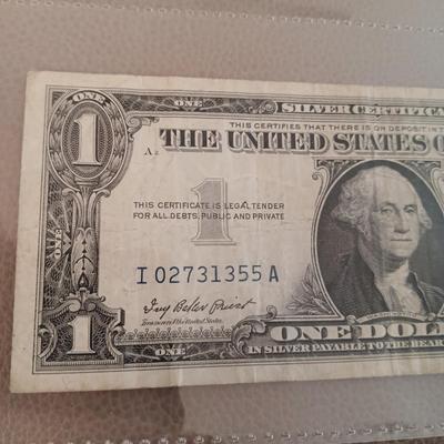 12 SILVER CERTIFICATE DOLLAR BILLS