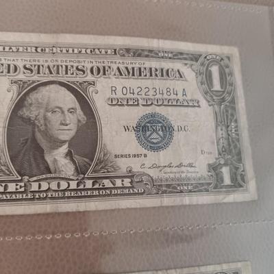 12 SILVER CERTIFICATE DOLLAR BILLS