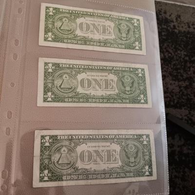12 SILVER CERTIFICATE DOLLAR BILLS