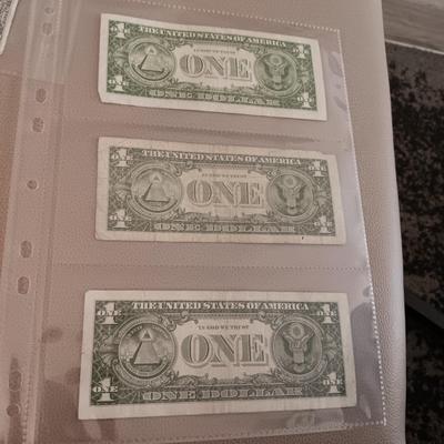 12 SILVER CERTIFICATE DOLLAR BILLS