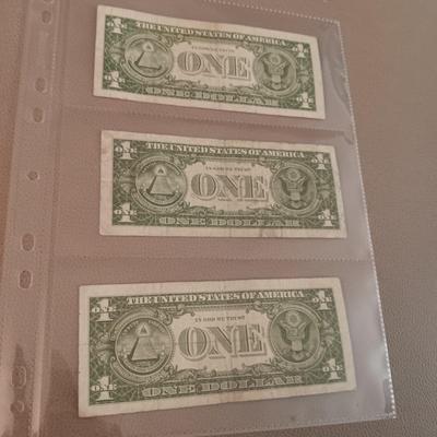 12 SILVER CERTIFICATE DOLLAR BILLS