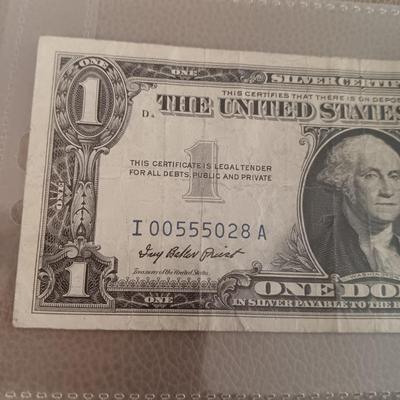 12 SILVER CERTIFICATE DOLLAR BILLS