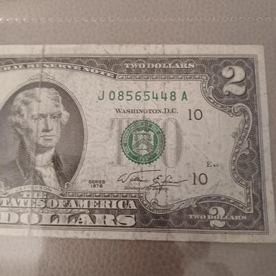 SIX $2 DOLLAR BILLS
