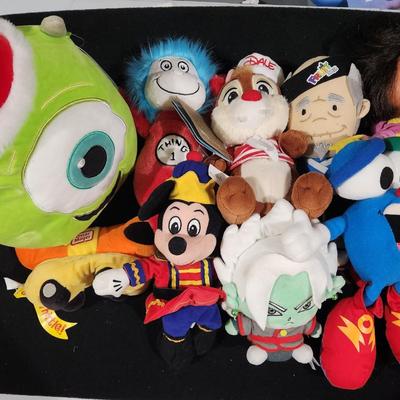 Sale Photo Thumbnail #333: Huge Retro Plushie / Stuffed Animal Toy lot w/ Mike Wazowski Chris from Family guy plus many more