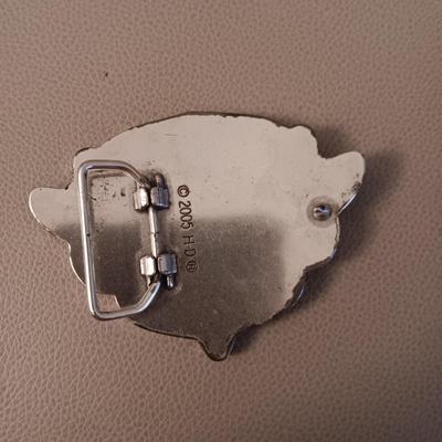 2 HARLEY-DAVIDSON BELT BUCKLES