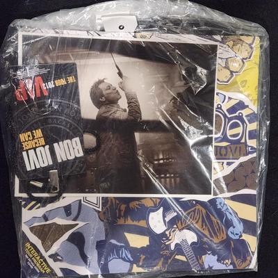 Sale Photo Thumbnail #346: Rare Bon Jovi "Because We Can" Tour items w/ program and VIP tour card