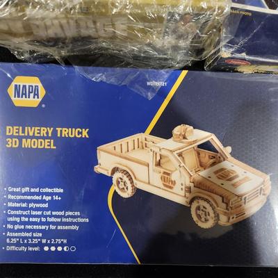 Sale Photo Thumbnail #350: Vintage Puzzles Doc Savage & Spaceworld plus NAPA Delivery truck model
