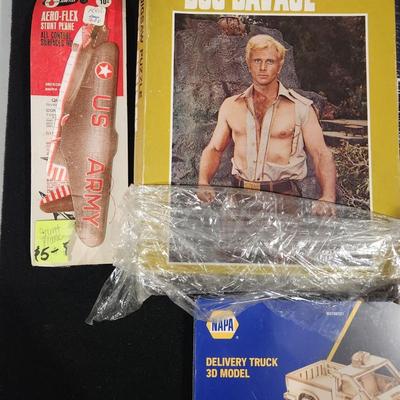 Sale Photo Thumbnail #351: Vintage Puzzles Doc Savage & Spaceworld plus NAPA Delivery truck model