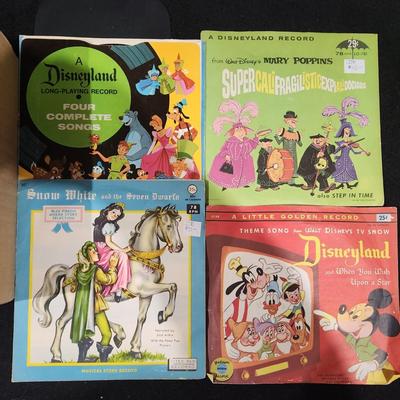 Sale Photo Thumbnail #355: Vintage Walt Disney World Records & Disney Infiniti Wii Game plus Rare Mickey Mouse & Donald Duck pillow cases
