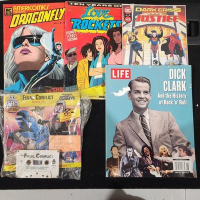 Sale Photo Thumbnail #359: Vintage Comic Book lot & Life Magazine w/ Dick Clark