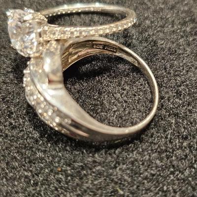 Diamond Ring Set | Each Ring Marked 925