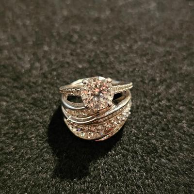 Diamond Ring Set | Each Ring Marked 925