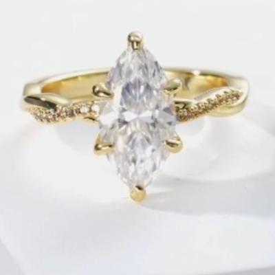 4 ct Moissanite Engagement Ring