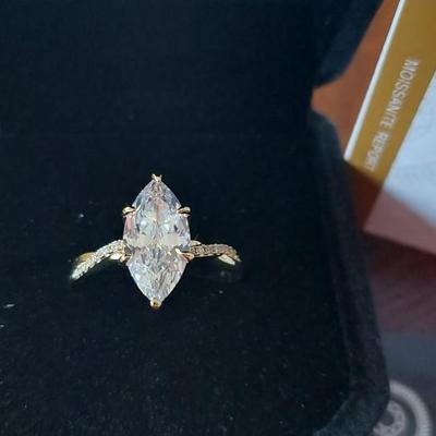 4 ct Moissanite Engagement Ring