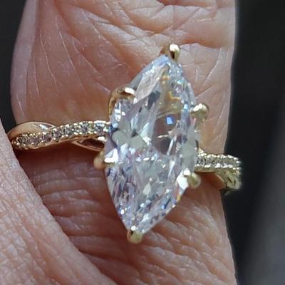 4 ct Moissanite Engagement Ring