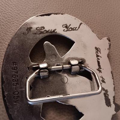 2 HARLEY-DAVIDSON BELT BUCKLES