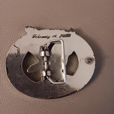 2 HARLEY-DAVIDSON BELT BUCKLES