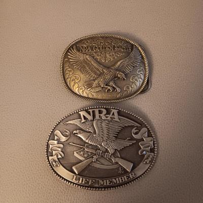NRA BELT BUCKLES