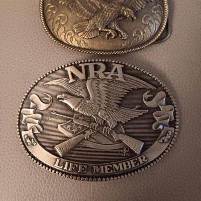 NRA BELT BUCKLES