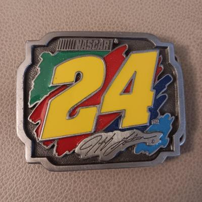 2 NASCAR BELT BUCKLES