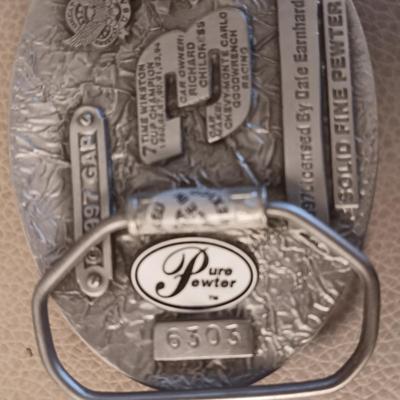2 NASCAR BELT BUCKLES